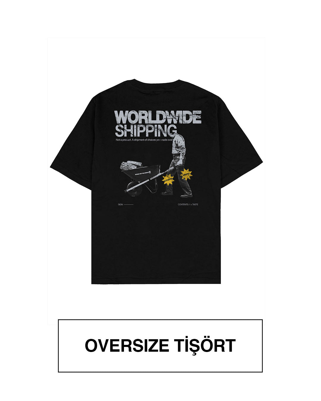 Oversize Tişört - Unisex