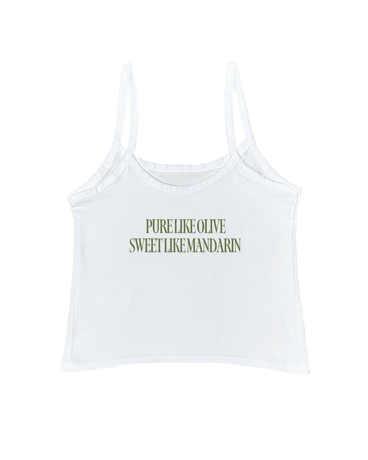 Pure Like Olive Tank Top