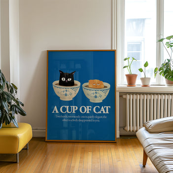 A Cup of Cat Poster