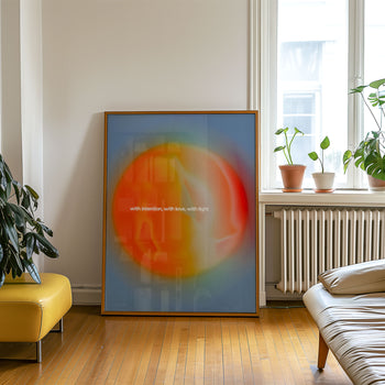 With intention, with love, with light Poster