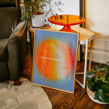 With intention, with love, with light Poster