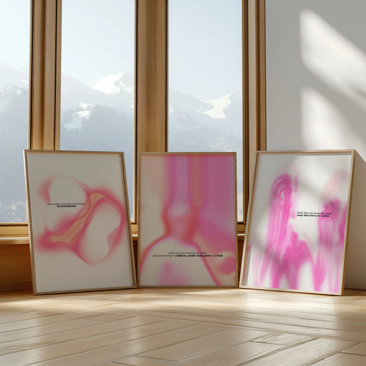 Pink Manifesto 3'lü Set Poster