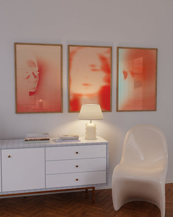 Soft Echo Triptych 3'lü Set Poster