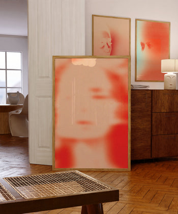 Soft Echo Triptych 3'lü Set Poster