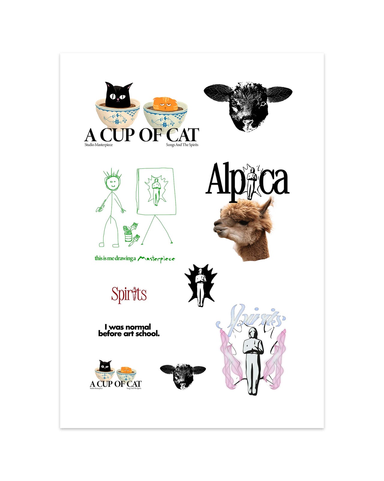A Cup of Cat Sticker Pack
