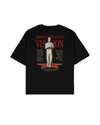 Ambition With a Clear Vision Boxy Fit Tişört