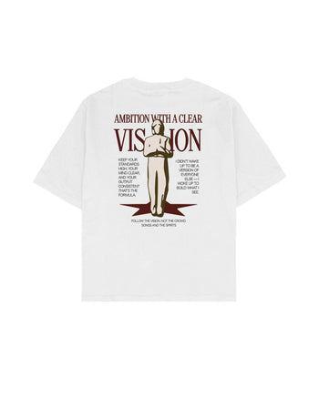Ambition With a Clear Vision Boxy Fit Tişört