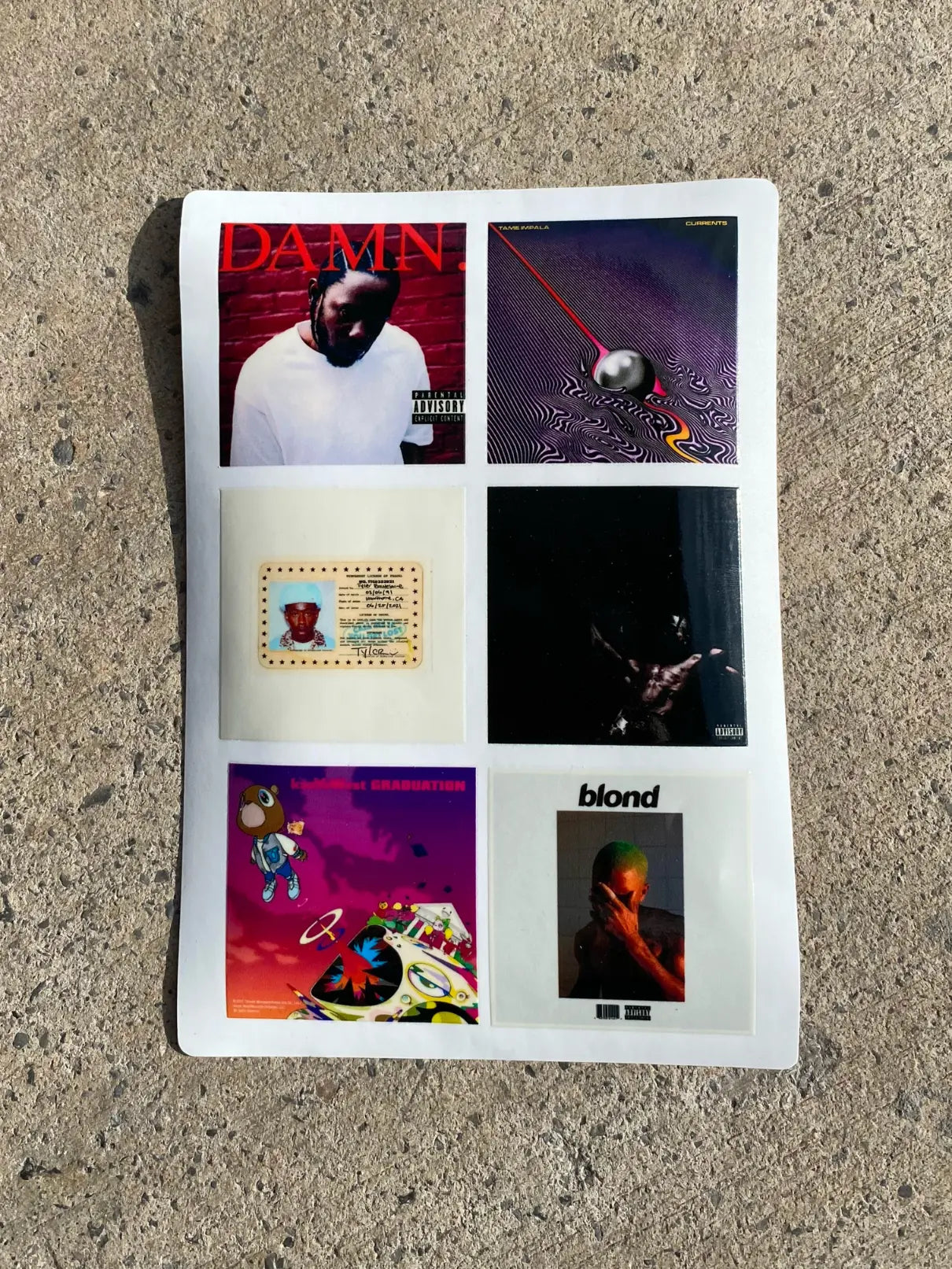 Albums Sticker Pack