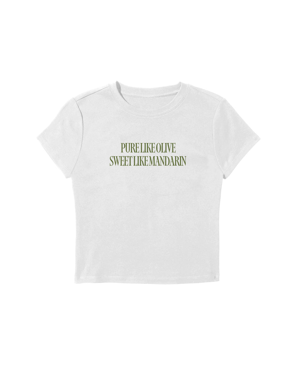 Pure Like Olive Baby Tee