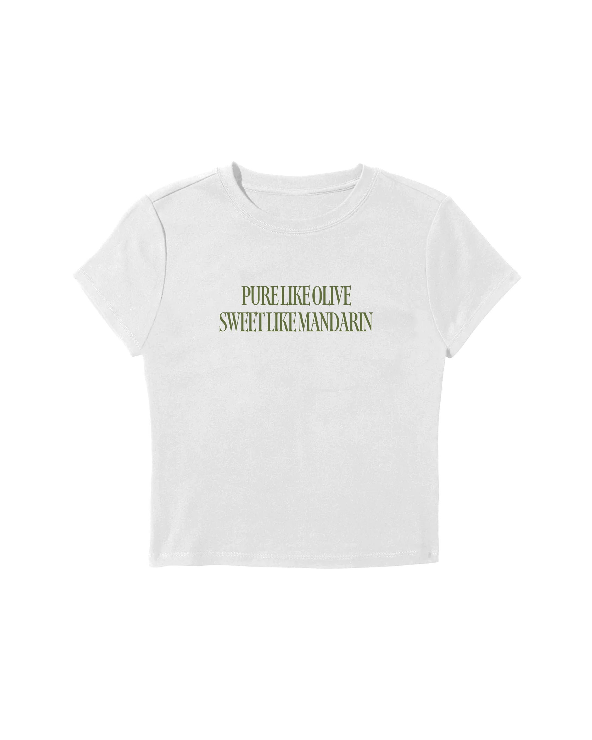 Pure Like Olive Baby Tee