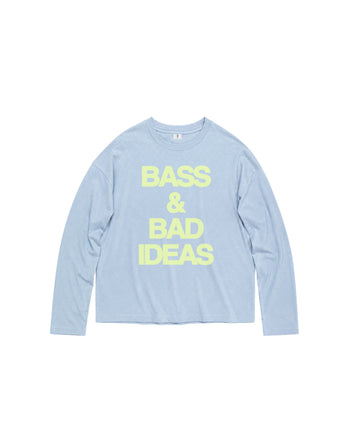 BASS AND BAD IDEAS UZUN KOLLU TİŞÖRT