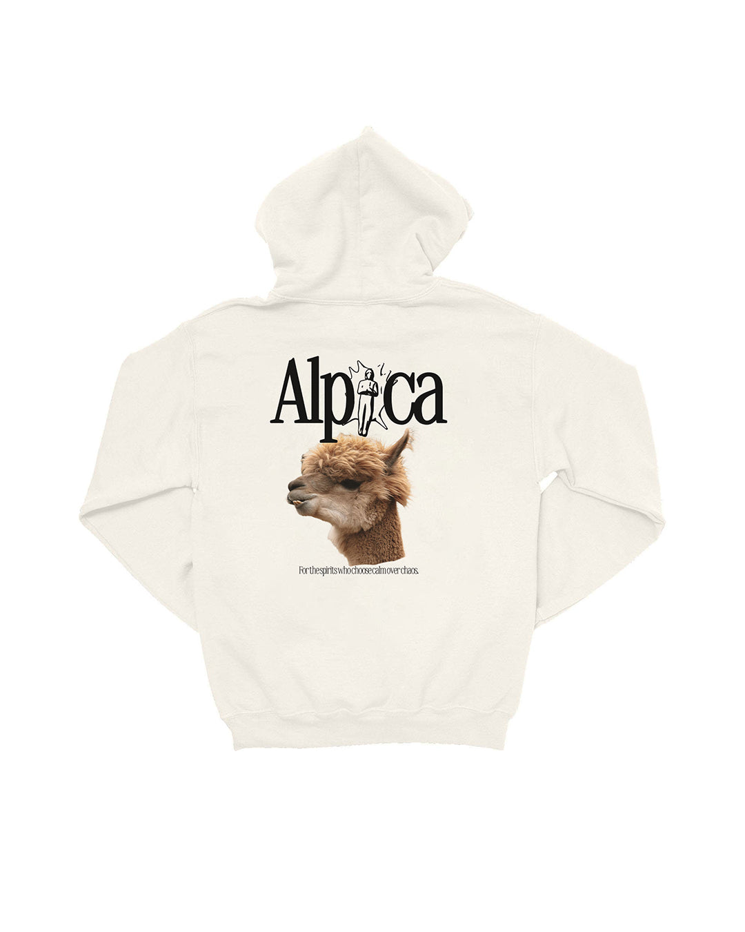 Alpaca Oversize Hoodie - EKRU S