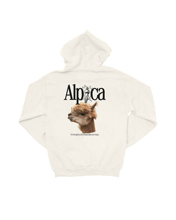 Alpaca Oversize Hoodie - EKRU S