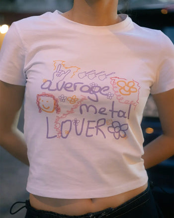 Average Metal Lover Baby Tee