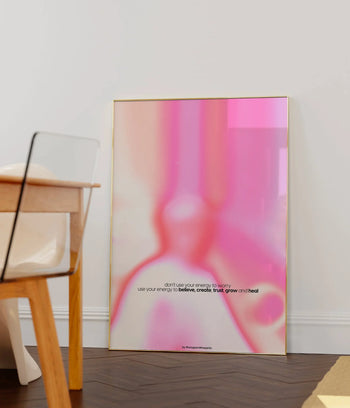 Don't Use Your Energy to Worry Poster