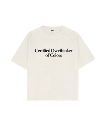 Certified Overthinker Boxy Fit Tişört