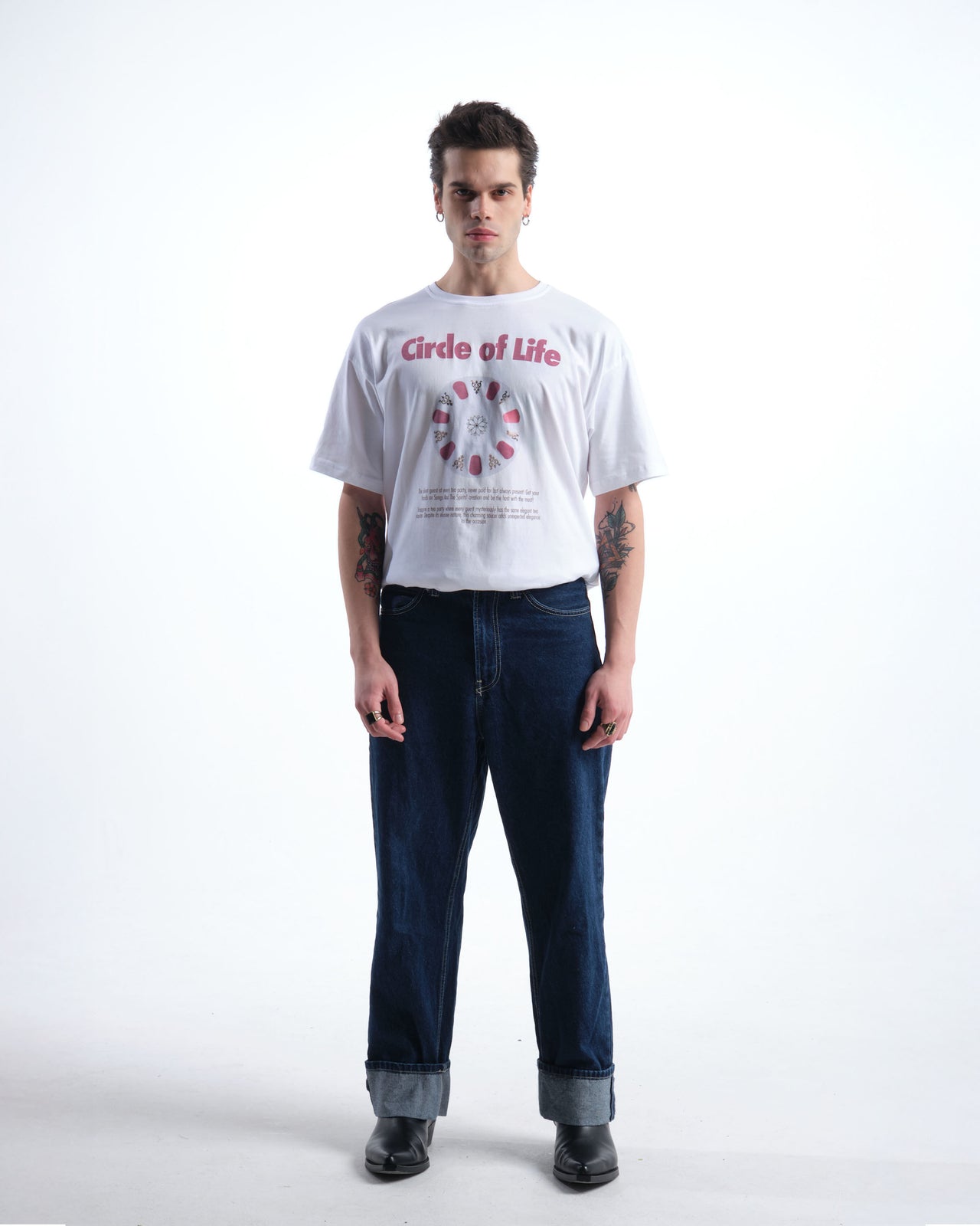 Circle of Life Oversize Tişört
