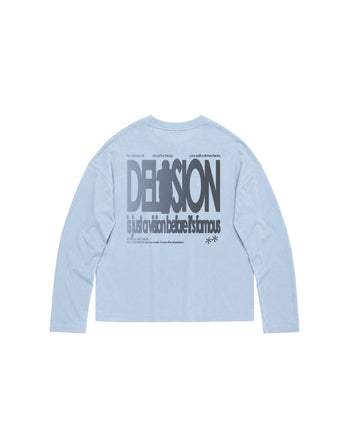 DELUSIONAL LOGO UZUN KOLLU TİŞÖRT