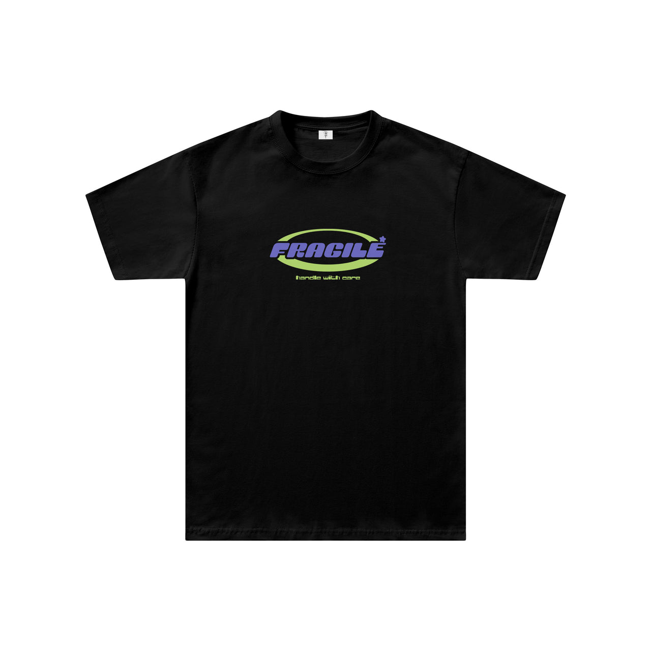 Fragile Regular Fit Tişört - SİYAH M