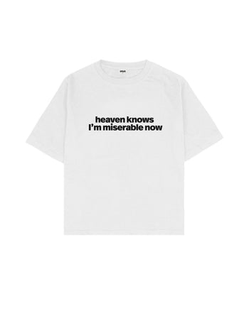 Heaven Knows I'm Miserable Now Boxy Fit Tişört
