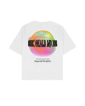 Music Heals My Soul Boxy Fit Tişört