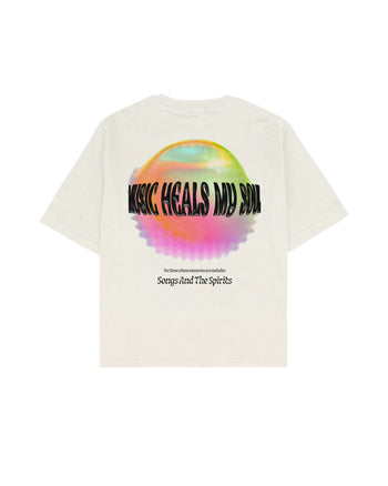 Music Heals My Soul Boxy Fit Tişört