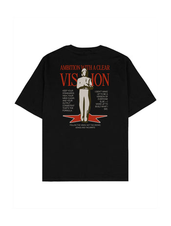 Ambition With a Clear Vision Oversize Tişört