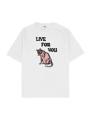 Live for You Oversize Tişört