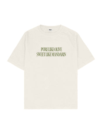Pure Like Olive Oversize Tişört