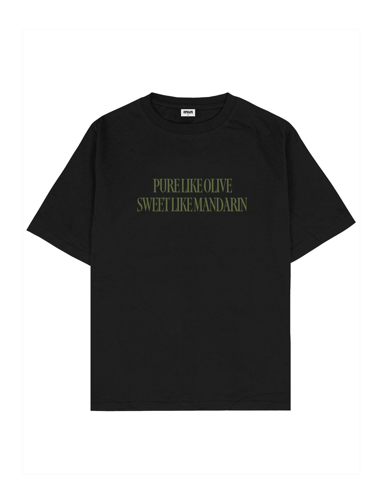 Pure Like Olive Oversize Tişört