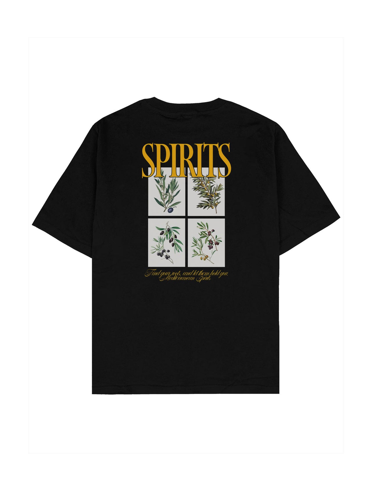 Find Your Roots Oversize Tişört - SİYAH M