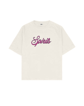 Pink Logo Boxy Fit Tişört