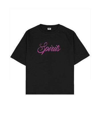 Pink Logo Boxy Fit Tişört