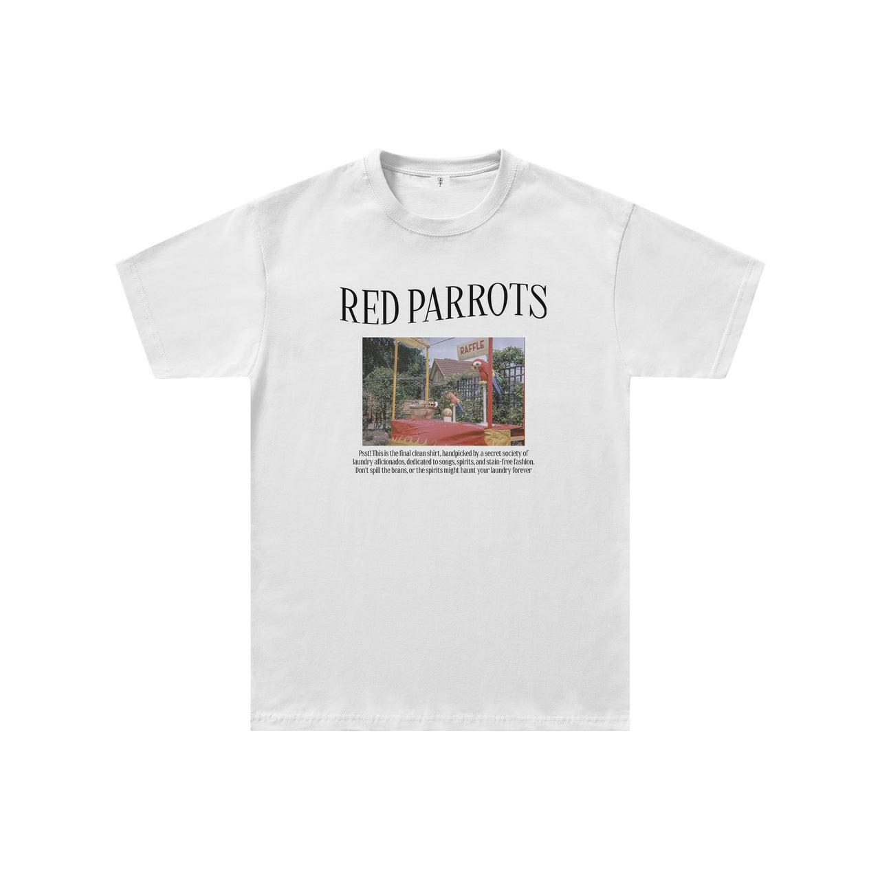Red Parrots Vintage Regular Fit Tişört