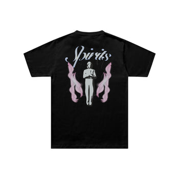 Spirits Logo Oversize Tişört - SİYAH XL