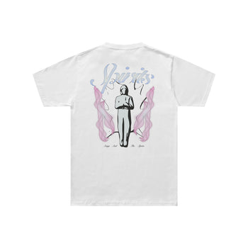 Spirits Logo Regular Fit Tişört - BEYAZ M