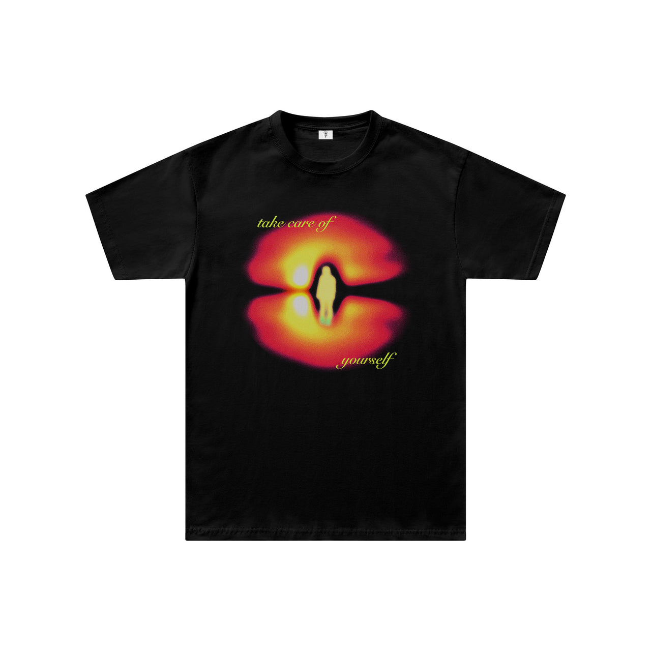 Take Care of Yourself Regular Fit Tişört - SİYAH S