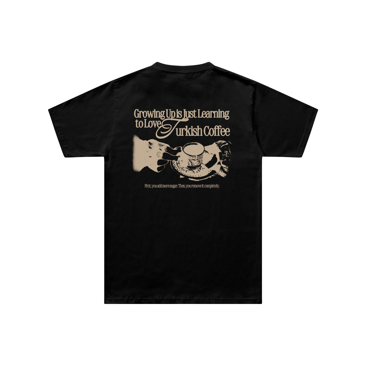 Turkish Coffee Regular Fit Tişört - SİYAH M