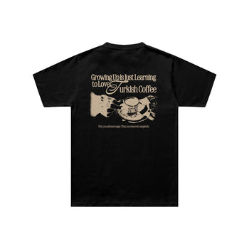 Turkish Coffee Regular Fit Tişört - SİYAH S