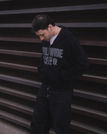 Worldwide Taste Raglan Zip-Up Hoodie