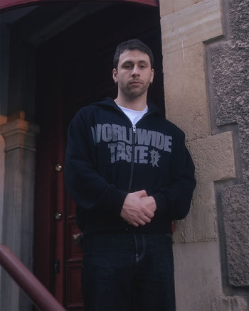 Worldwide Taste Raglan Zip-Up Hoodie