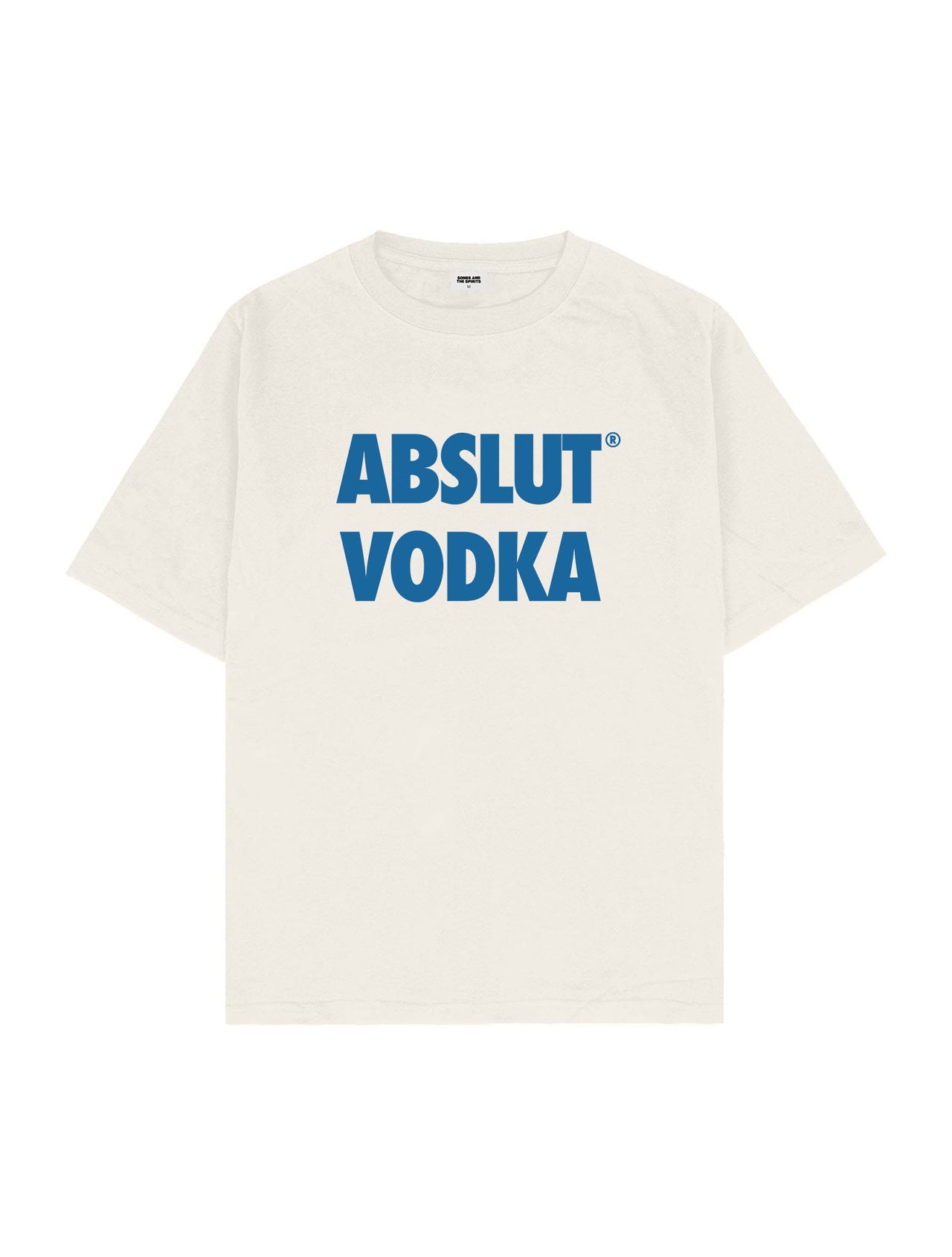 Abslut Vodka Oversize Tişört - EKRU XL