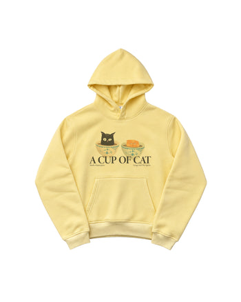 A CUP OF CAT OVERSIZE HOODIE