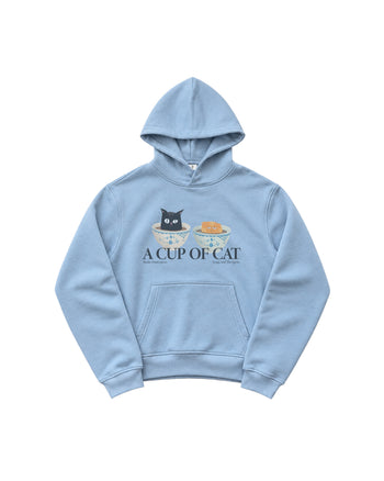 A CUP OF CAT OVERSIZE HOODIE