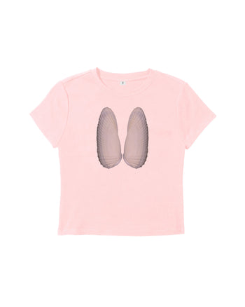 Angel Wing Clam Baby Tee