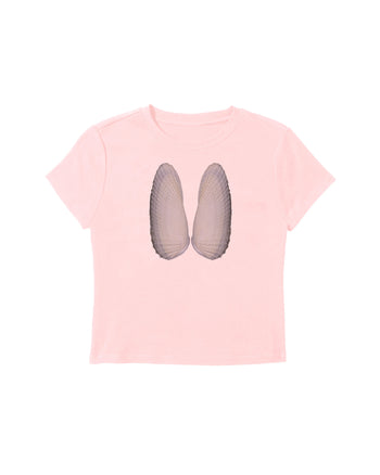 Angel Wing Clam Baby Tee