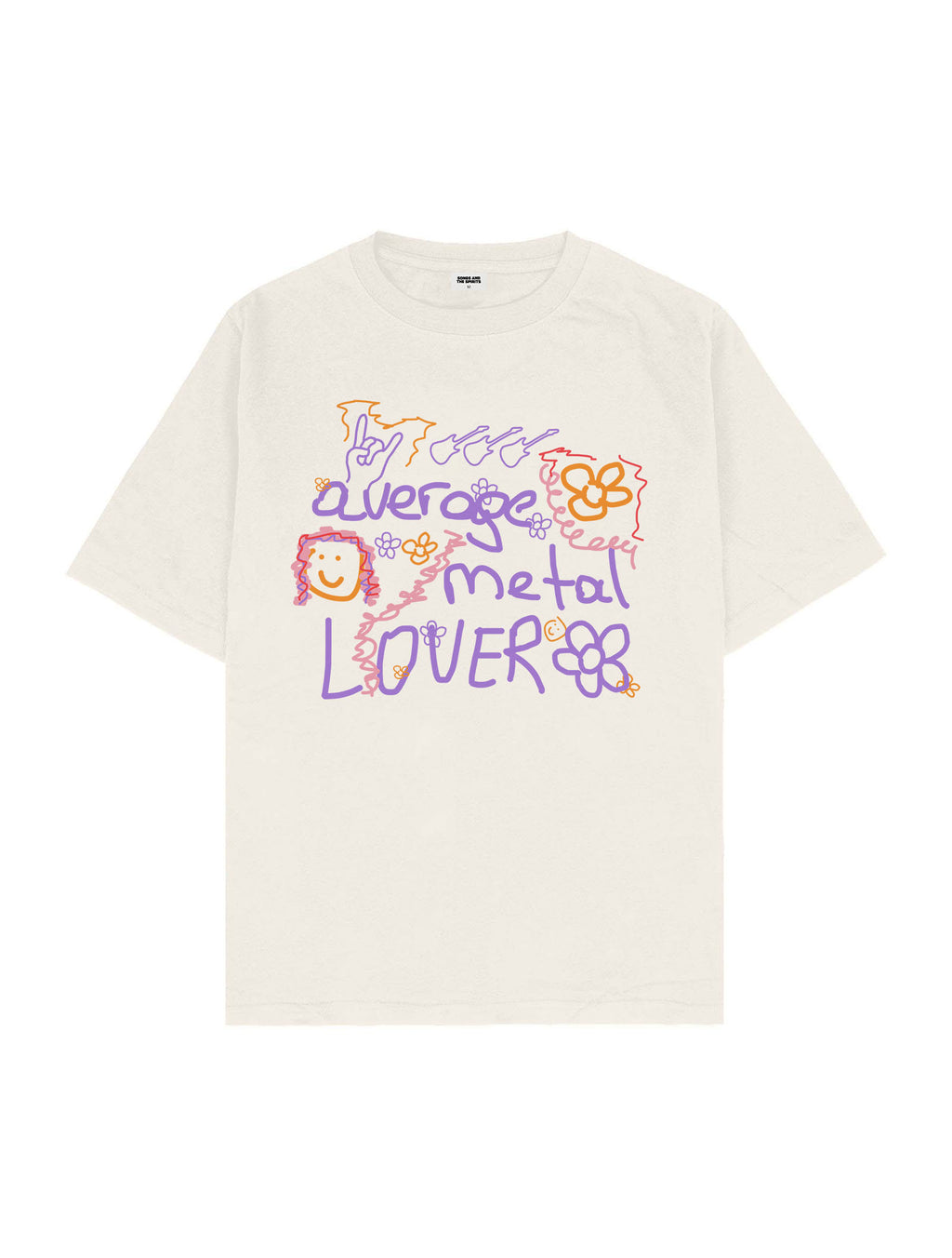 Average Metal Lover Oversize Tişört