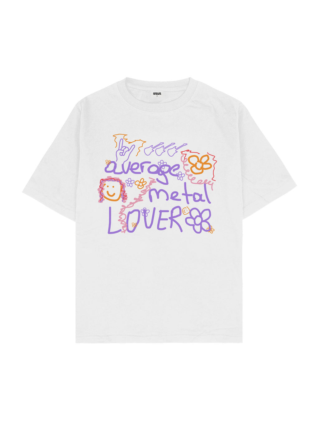 Average Metal Lover Oversize Tişört