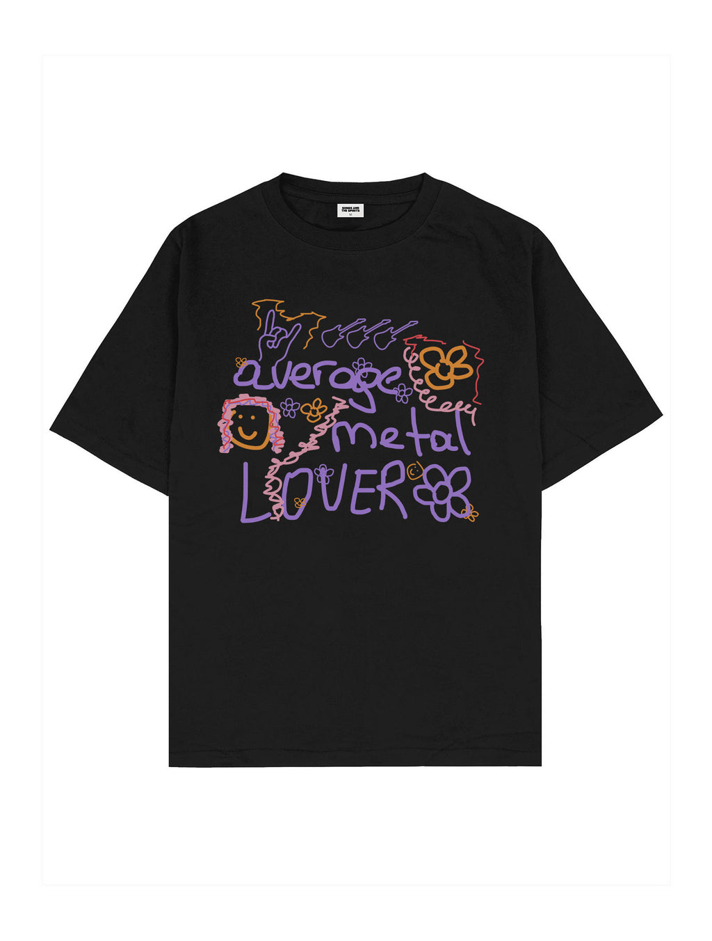 Average Metal Lover Oversize Tişört