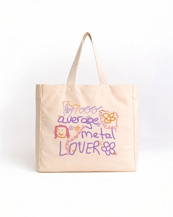 AVERAGE METAL LOVER CARRYALL ÇANTA
